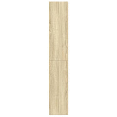 vidaXL Bookcase Sonoma Oak 60x24x143 cm Engineered Wood 6