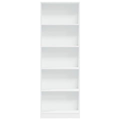 vidaXL Bookcase White 60x24x176 cm Engineered Wood 4
