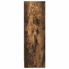 vidaXL Bookcase Smoked Oak 80x24x76 cm Engineered Wood 6