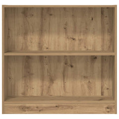 vidaXL Bookcase Artisian Oak 80x24x76 cm Engineered Wood 4