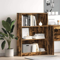 Bookcase 80x24x109 cm Engineered Wood Smoked oak