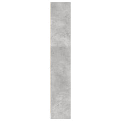 vidaXL Bookcase Concrete Grey 80x24x143 cm Engineered Wood 6