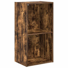 vidaXL Bookcase Smoked Oak 40x30x77 cm Engineered Wood 2