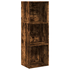 vidaXL Bookcase Smoked Oak 40x30x114 cm Engineered Wood 2