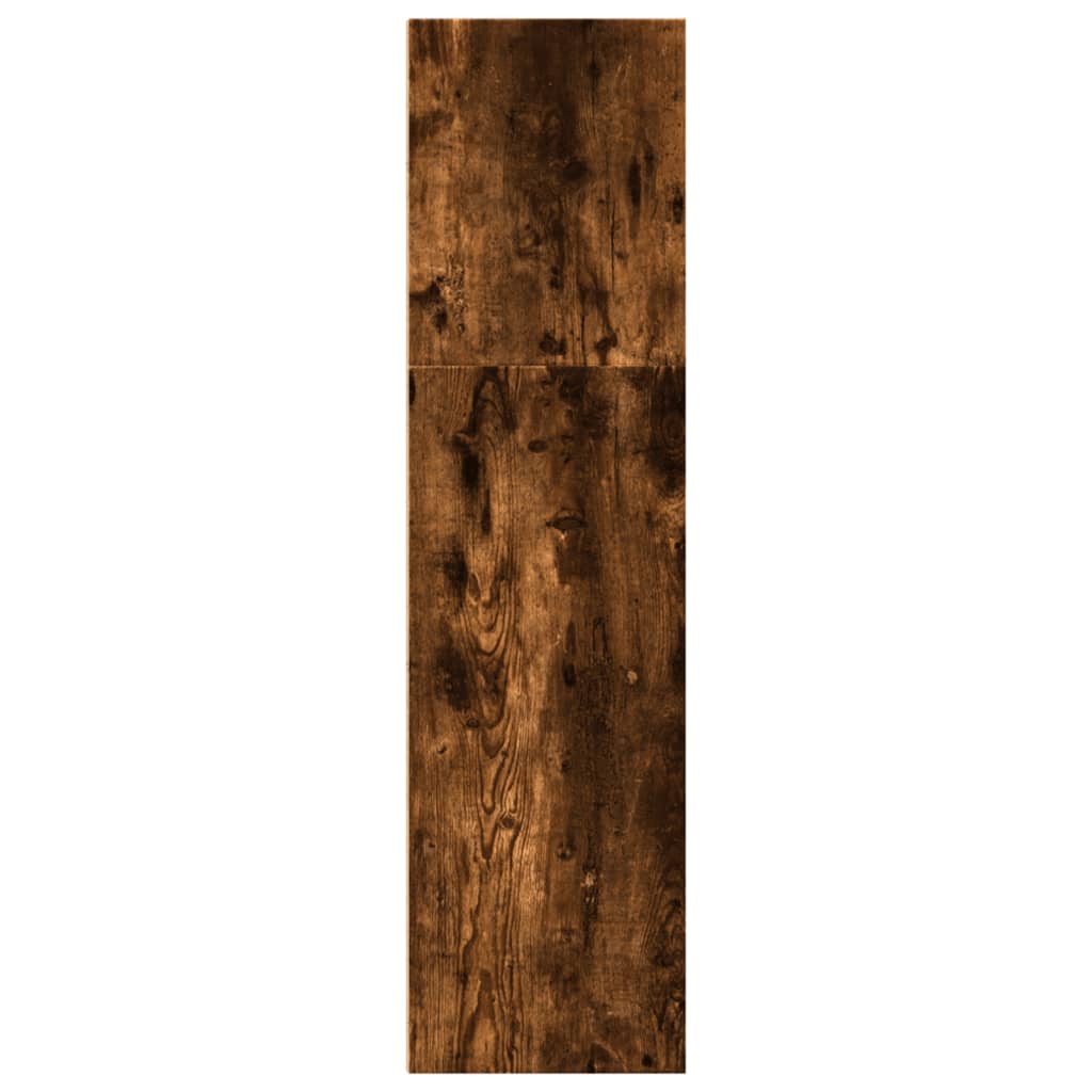 vidaXL Bookcase Smoked Oak 40x30x114 cm Engineered Wood 6