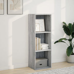 vidaXL Bookcase Grey Sonoma 40x30x114 cm Engineered Wood 3