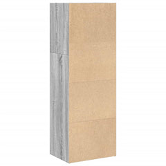 vidaXL Bookcase Grey Sonoma 40x30x114 cm Engineered Wood 5