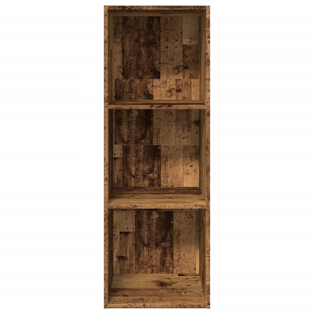 vidaXL Bookcase Old Wood 40x30x114 cm Engineered Wood 4