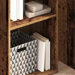 vidaXL Bookcase Old Wood 40x30x152 cm Engineered Wood 3
