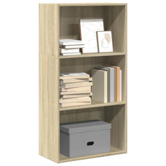 Bookcase 60x30x114 cm Engineered Wood Sonoma oak