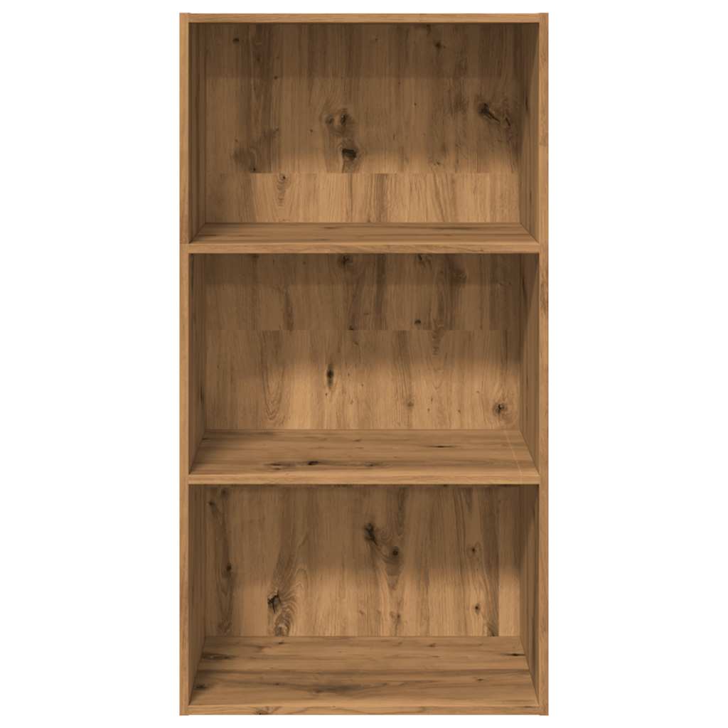 vidaXL Bookcase Artisian Oak 60x30x114 cm Engineered Wood 4