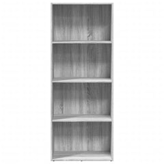 vidaXL Bookcase Grey Sonoma 60x30x152 cm Engineered Wood 4