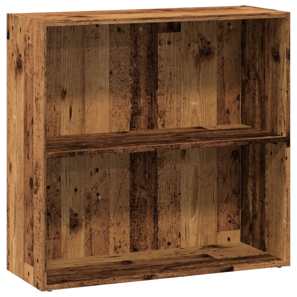 vidaXL Bookcase Old Wood 80x30x77 cm Engineered Wood 2