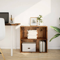 vidaXL Bookcase Old Wood 80x30x77 cm Engineered Wood 3