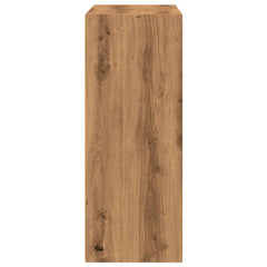 vidaXL Bookcase Artisian Oak 80x30x77 cm Engineered Wood 6