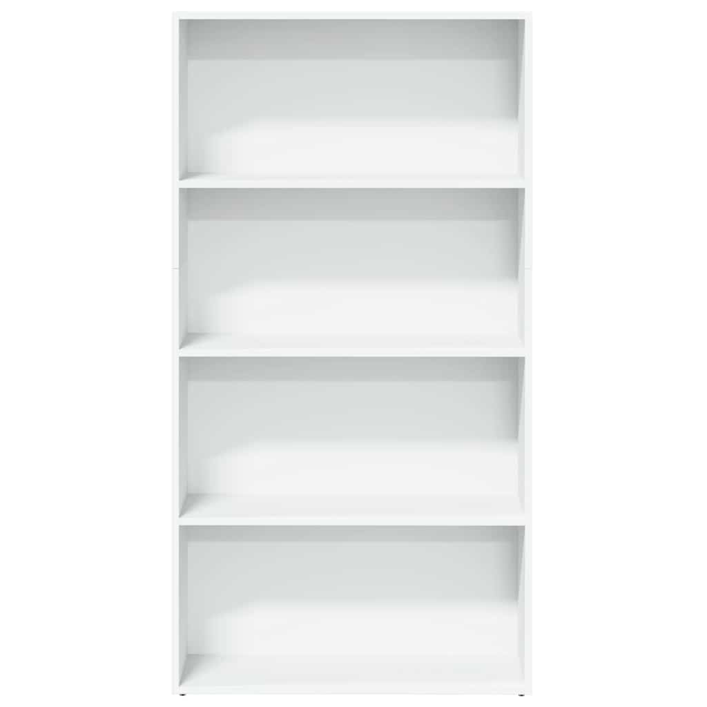 vidaXL Bookcase White 80x30x152 cm Engineered Wood 4
