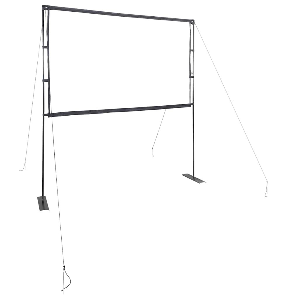 vidaXL Projection Screen with Stands 84 Inch 16:9 1