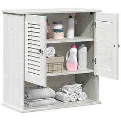 vidaXL Bathroom Cabinet VIGO White and Antique White 3