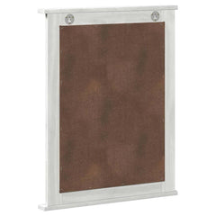 vidaXL Mirror VIGO Antique White 55.5 x 5 x 70 cm Solid pine wood 6