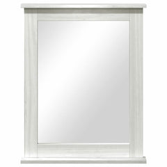 vidaXL Mirror VIGO Antique White 55.5 x 5 x 70 cm Solid pine wood 4