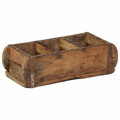 vidaXL Tray 4 pcs Brown 30 x 14 x 9 cm Solid Reclaim Wood 3