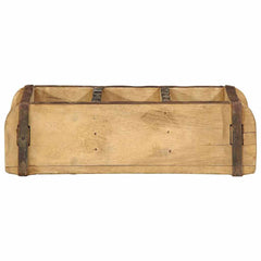vidaXL Tray 4 pcs Brown 30 x 14 x 9 cm Solid Reclaim Wood 5