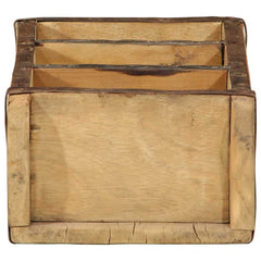 vidaXL Tray 4 pcs Brown 30 x 14 x 9 cm Solid Reclaim Wood 6
