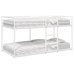 Bunk Bed without Mattress White Steel 100 cm 200 cm