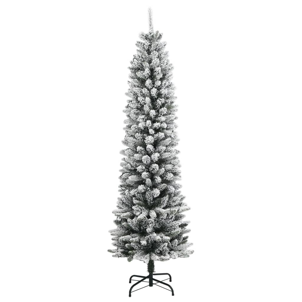 vidaXL Christmas Tree | Green and White | PVC, PE, Steel | 180 cm 3
