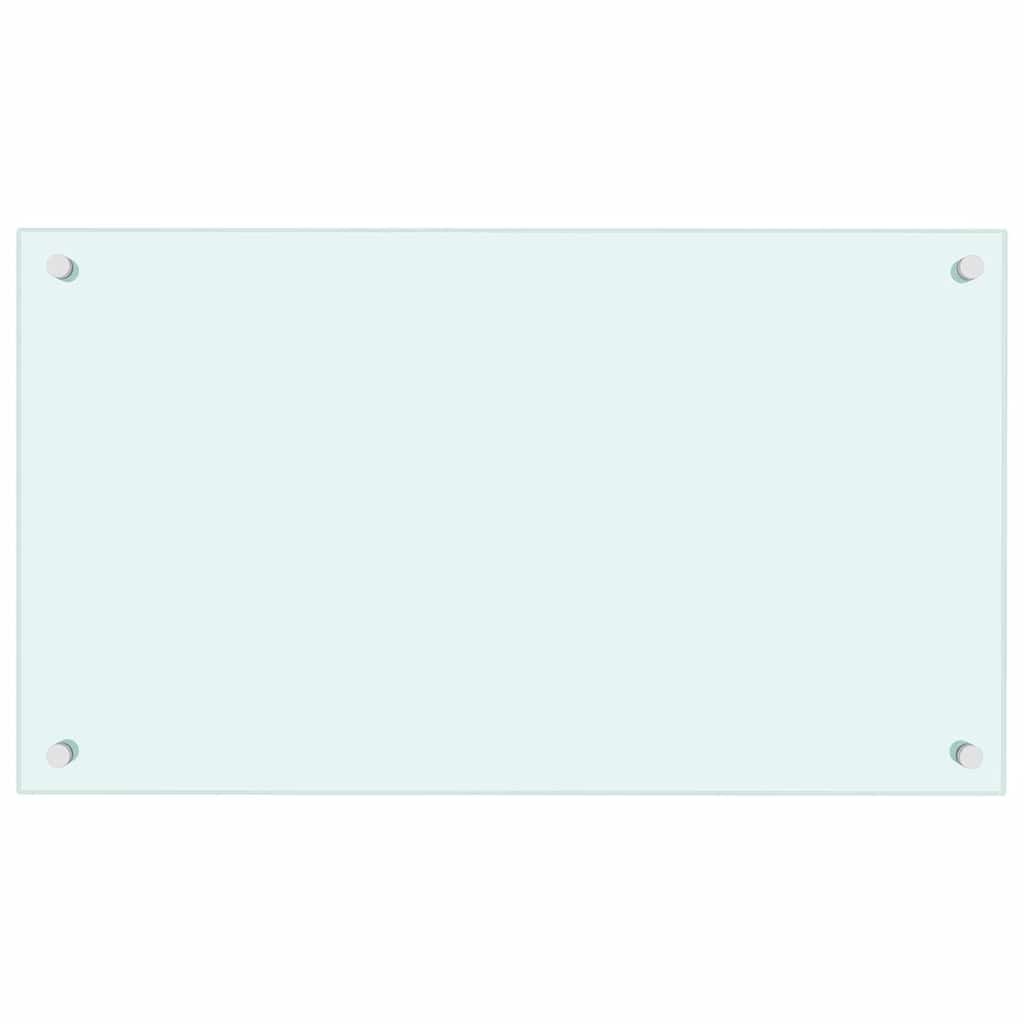 Kitchen Backsplashes White 70x40 cm Tempered Glass 2 pcs Milk 70 cm