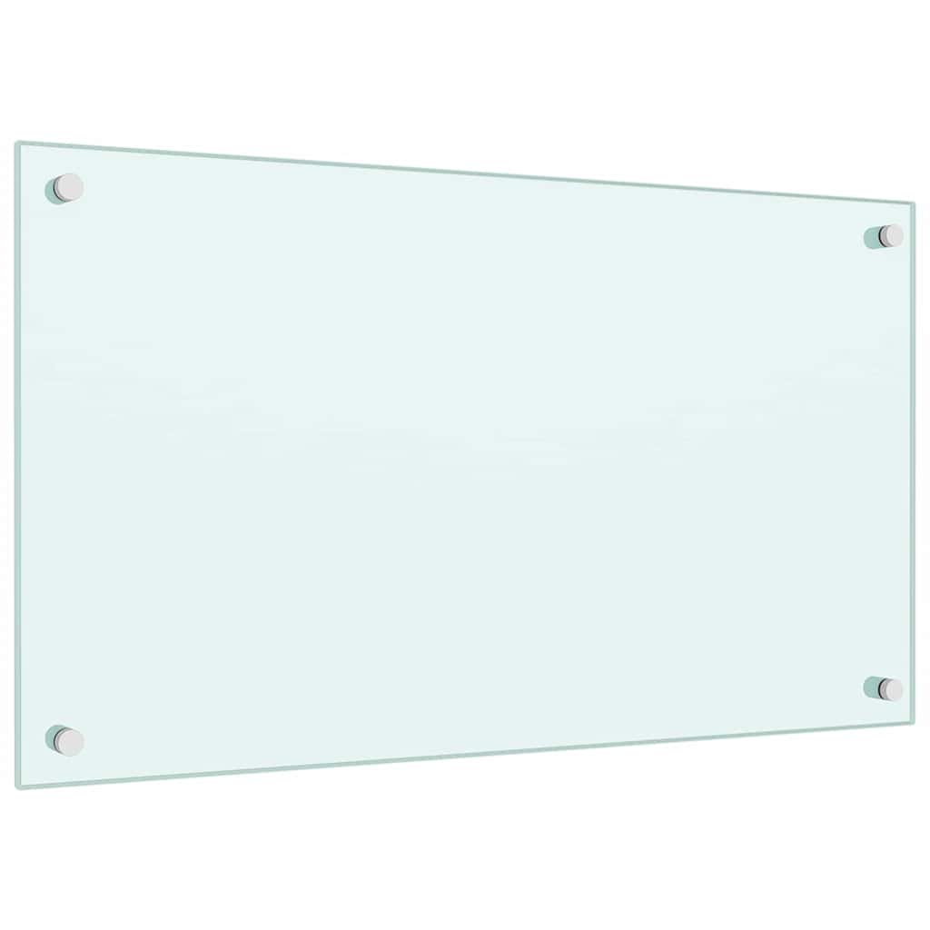 Kitchen Backsplashes White 70x40 cm Tempered Glass 2 pcs Milk 70 cm