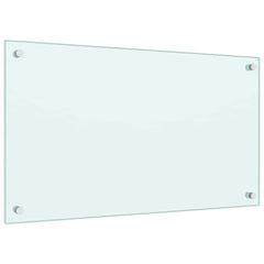 Kitchen Backsplashes White 70x40 cm Tempered Glass 2 pcs Milk 70 cm