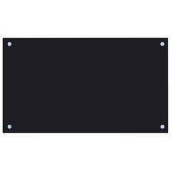 Kitchen Backsplashes 70x40 cm Tempered Glass 2 pcs Black 70 cm