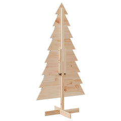 Wooden Christmas Tree for Decoration 150 cm Solid Wood Pine, image 4