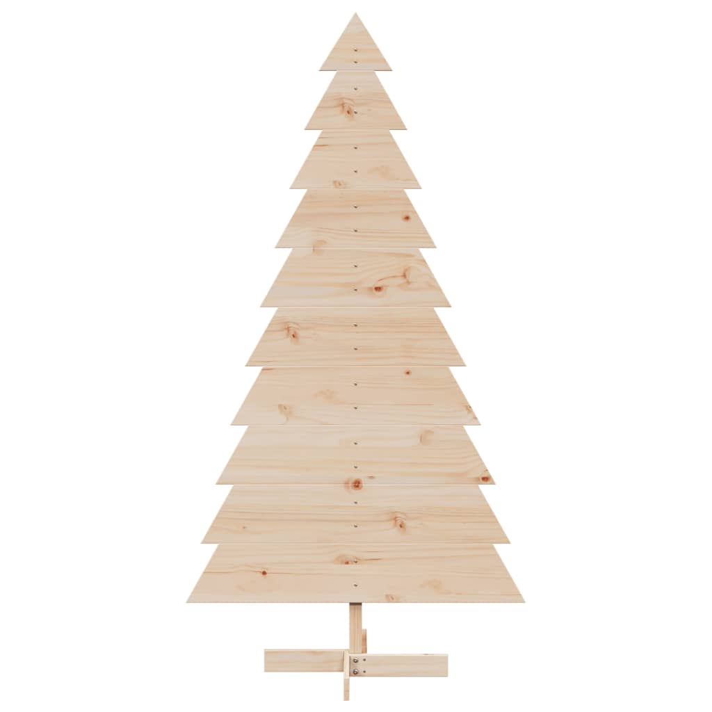 vidaXL Wooden Christmas Tree for Decoration 180 cm Solid Wood Pine 3