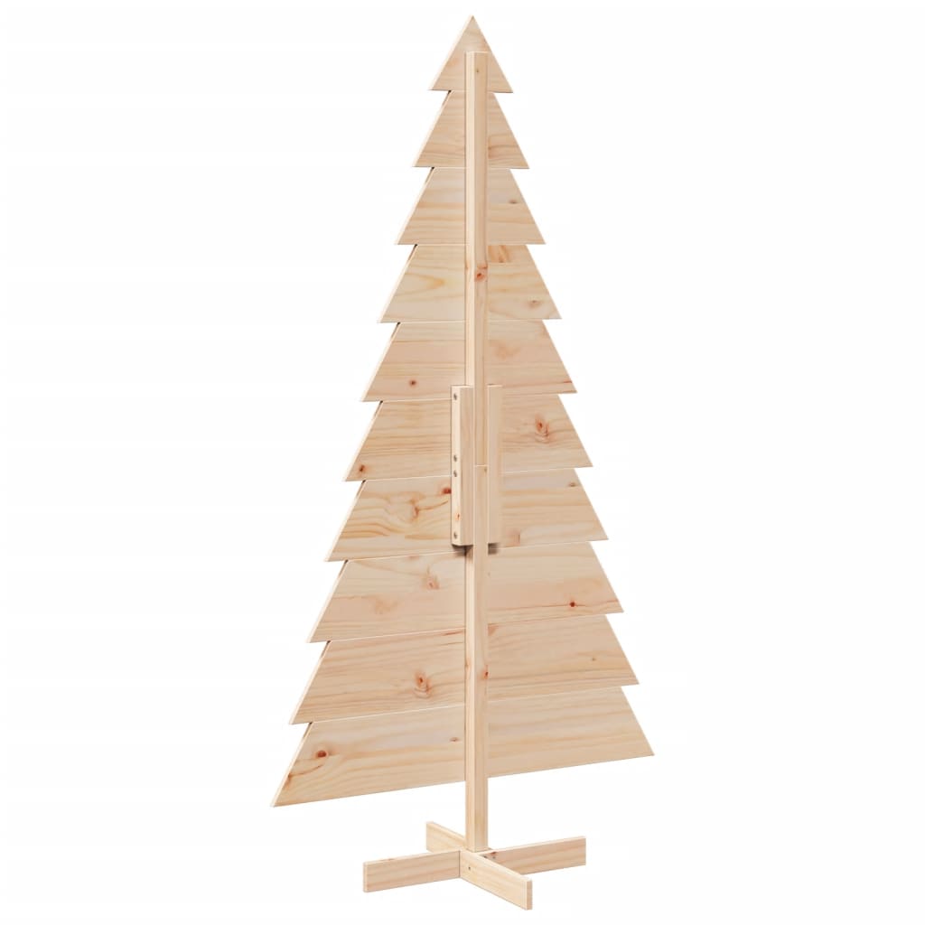 vidaXL Wooden Christmas Tree for Decoration 180 cm Solid Wood Pine 5