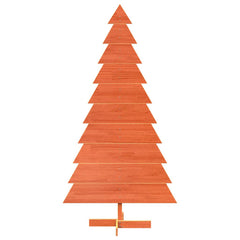 vidaXL Wooden Christmas Tree for Decoration Wax Brown 180 cm Solid Wood Pine 3