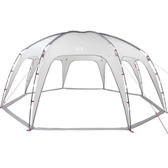 Party Tent Waterproof Grey 618 cm 277 cm 618 cm