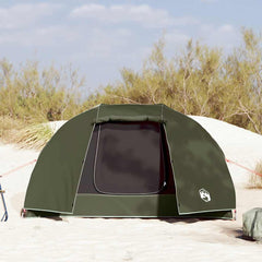 Fishing Tent 3-Person Waterproof Olive green 312 x 216 x 114 cm