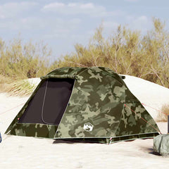 Fishing Tent 3-Person Waterproof Camouflage 312 x 216 x 114 cm