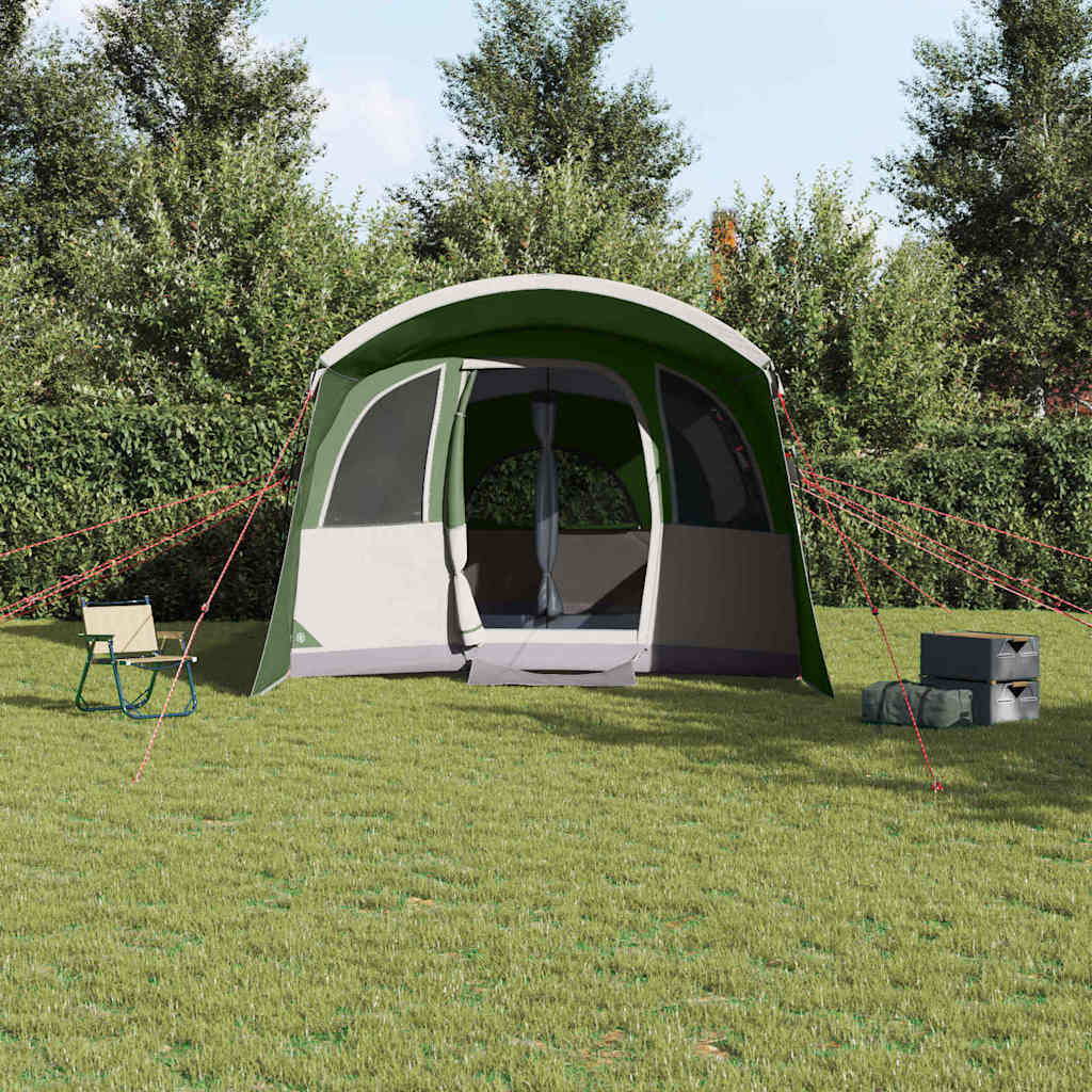 Family Tent 576 x 325 x 213 cm Polyester and Fiberglass Green