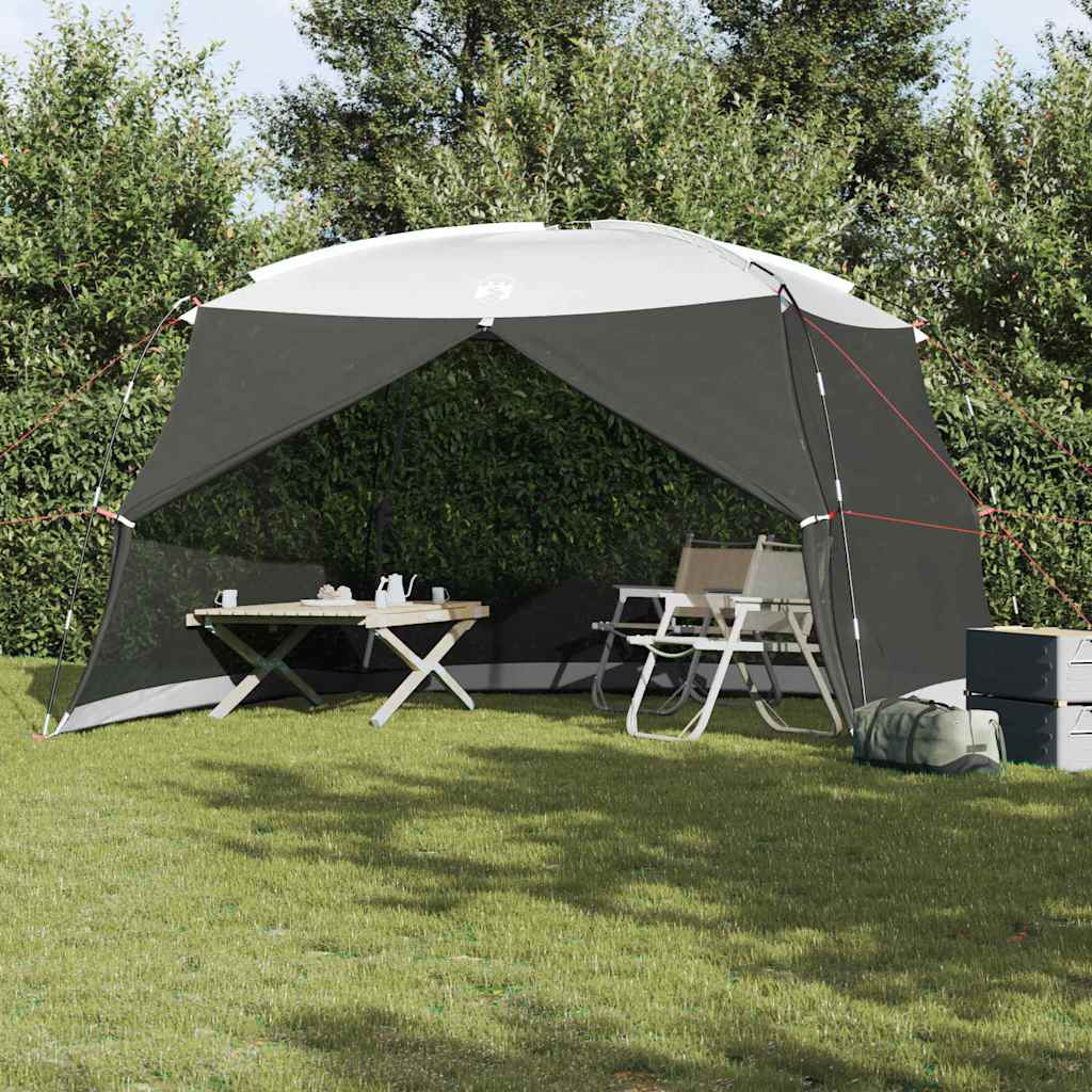 Mosquito Tent 380 x 380 x 225 cm Polyester and Fiberglass Grey
