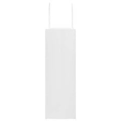 vidaXL Paper Bags 250 pcs with Handles White 26x12x35 cm 6