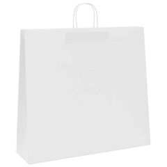 Paper Bags with Handles 54x15x49 cm 250 pcs White