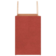 vidaXL Paper Bags 250 pcs with Handles Red 26x17x25 cm 6