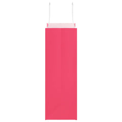 vidaXL Paper Bags 250 pcs with Handles Pink 21x11x31 cm 6