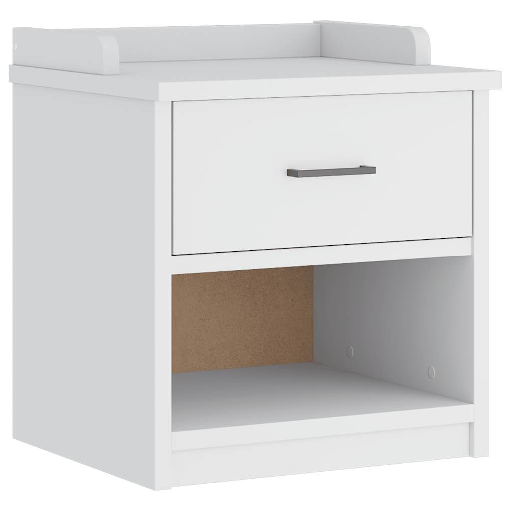 vidaXL Hallway Bench SANDNES White 45x40x50 cm Solid Wood Pine 2