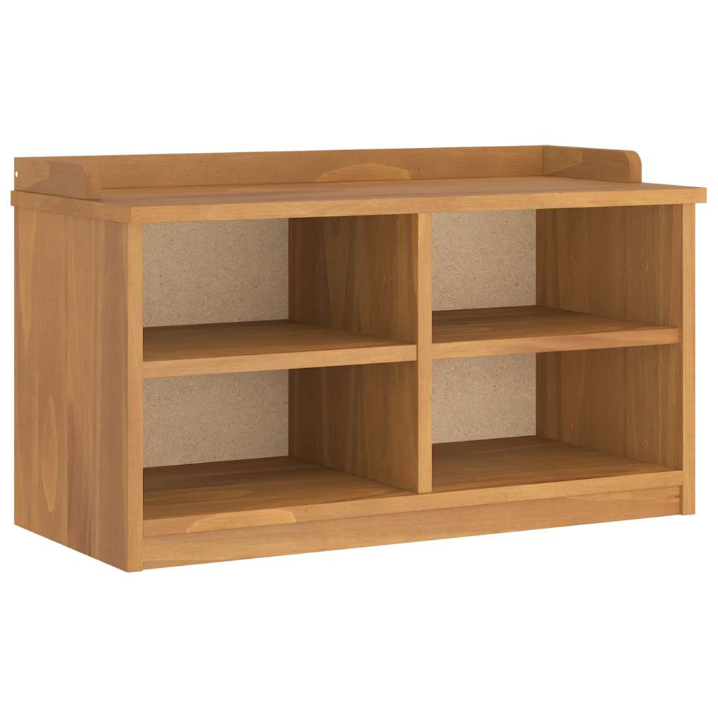 vidaXL Hallway Bench SANDNES 87x40x50 cm Solid Wood Pine 2