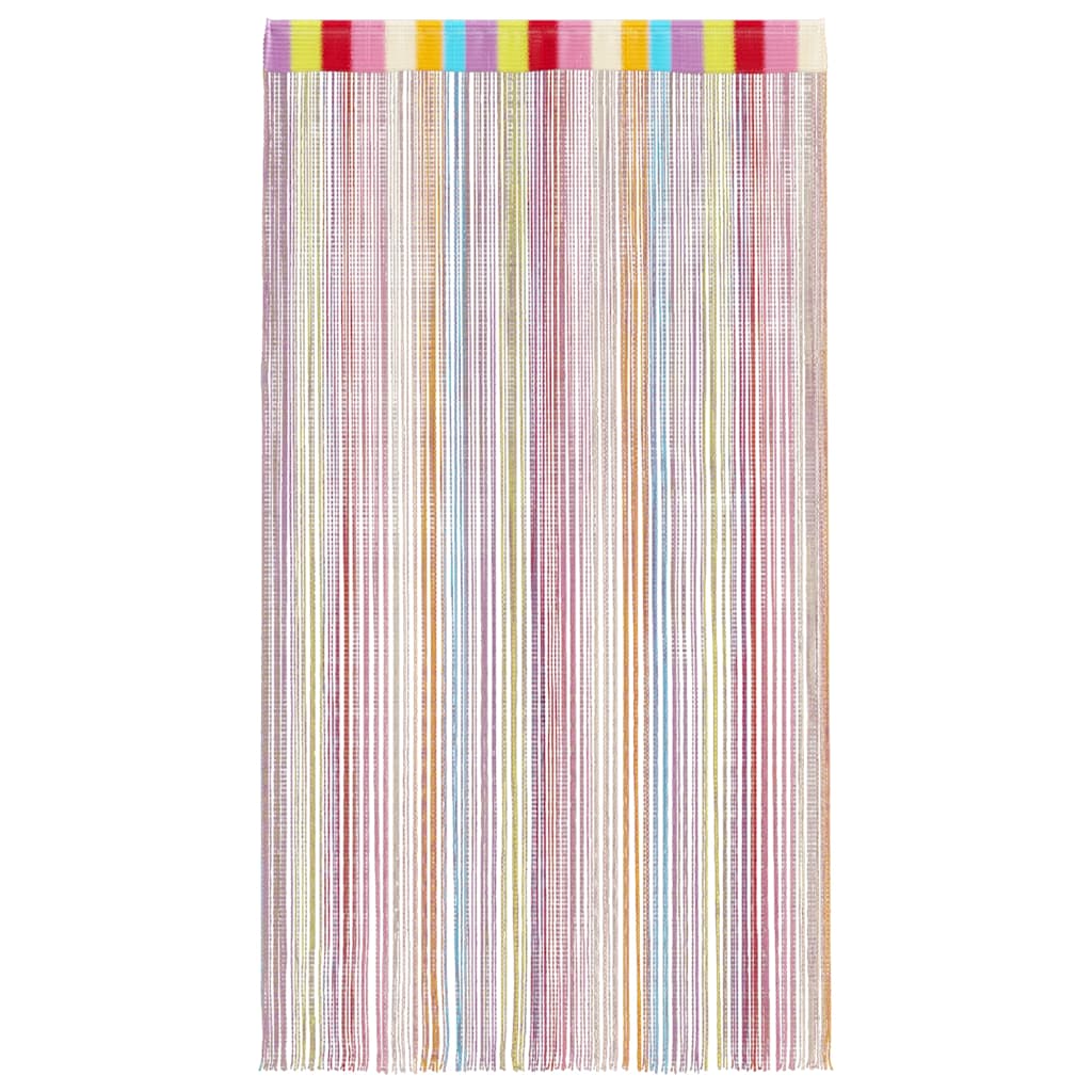 vidaXL String Curtains 2 pcs Multicolour 140x250 cm 4