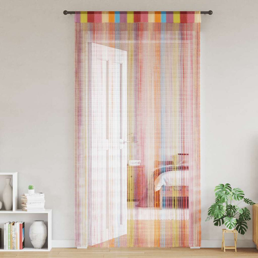 String Curtains 2 pcs Multicolour